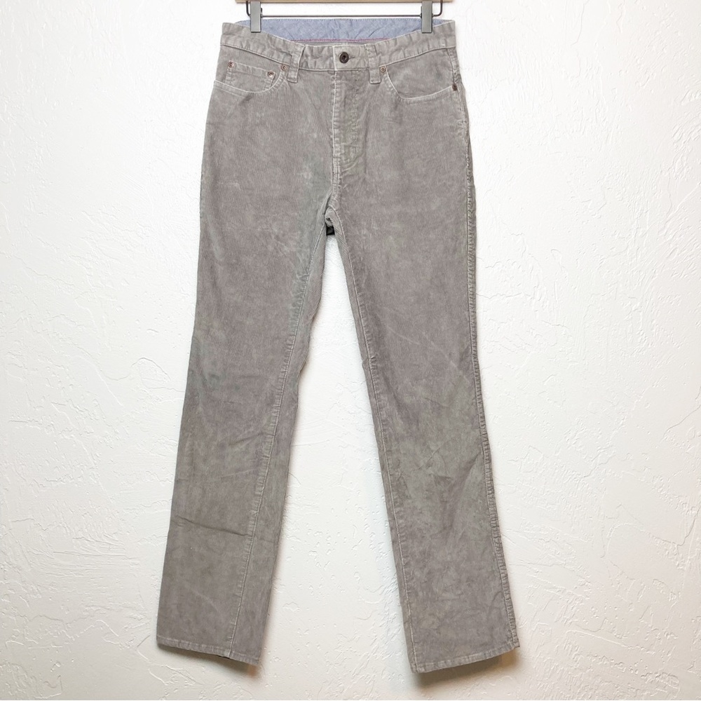 LL Bean Grey Corduroy Pants 30 W 32 L